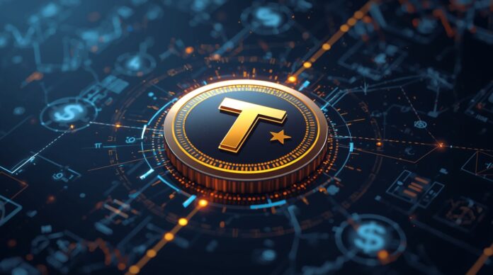 Tether's USA₮ Stablecoin Launch Sparks Crypto Market Surge on September 18, 2025 Digital illustration of Tether's new USA₮ stablecoin logo glowing on a futuristic blockchain network, surrounded by financial charts and U.S. dollar symbols, representing its launch on September 18, 2025.